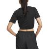 Women's T-Shirt Adidas Originals BABY TEE Raglan Sleeve T Shirt Women's Black