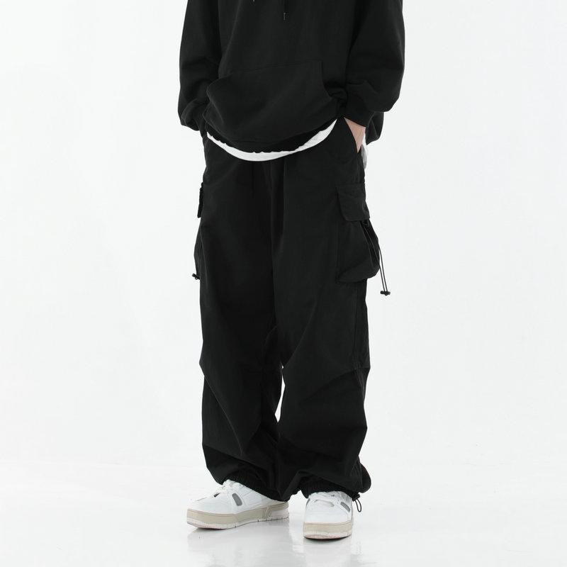 Pantalon Cargo pour hommes, Streetwear, Harajuku, décontracté, taille élastique, jambes larges, jogging pour hommes, printemps été