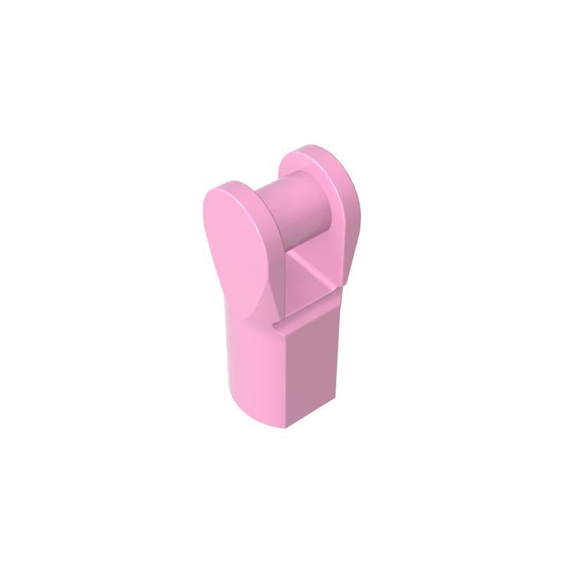 

10PCS 23443 Bar Holder Featuring Handle Construction Blocks Support Connector Particle Idea Instructive Playthings Children Birth Date Gifts 10PCS розовый