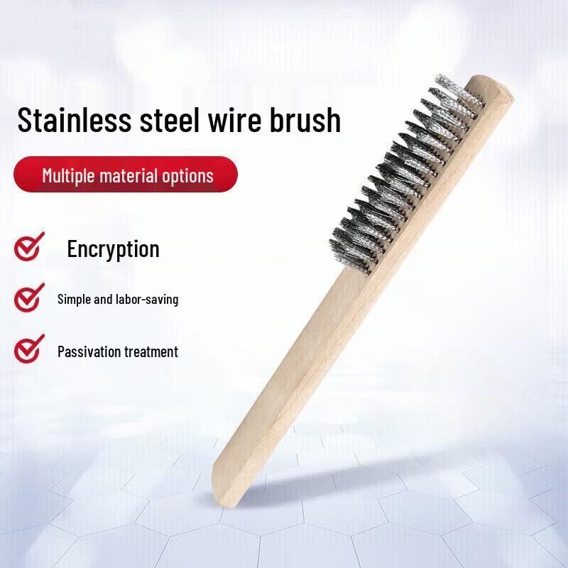 Multipurpose Wooden Handle Wire Brush