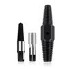 1/5/6 Pcs High Carbon Steel Broken Screw Extractor Thickened Deep Thread For Home Plumbing Repair Diy Jobs