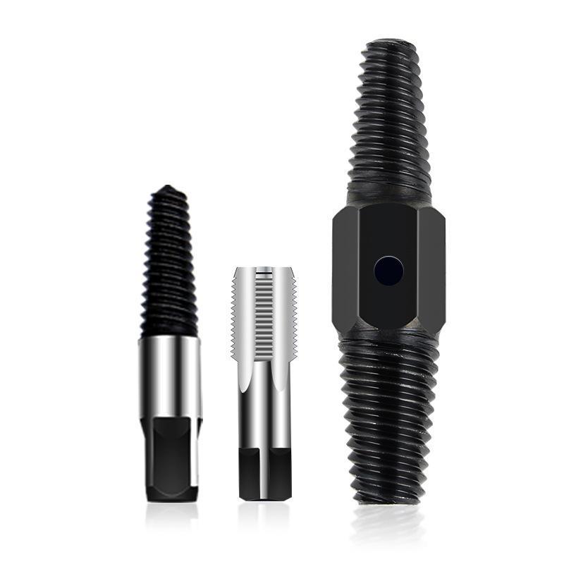 1/5/6 Pcs High Carbon Steel Broken Screw Extractor Thickened Deep Thread For Home Plumbing Repair Diy Jobs