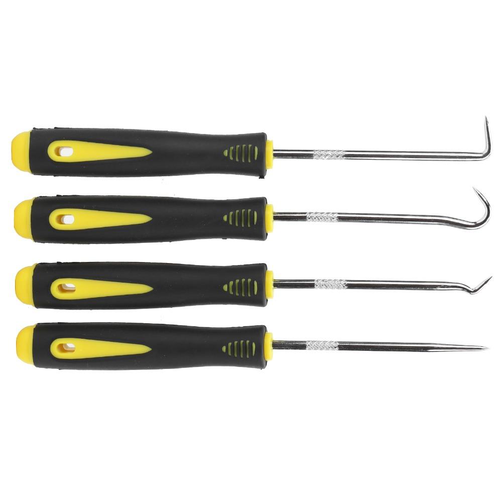 Zestaw 8 szt. haczyków do wyciągania uszczelnień olejowych z komfortowym uchwytem Zestaw ściągaczy do uszczelek O-ringowych Naprawa samochodów