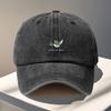 Vintage Baseball Cap Fun Frog And Goose Embroidery Pattern Adjustable Zipper Closure And Curved Brim  Unisex for Outdoor Trav