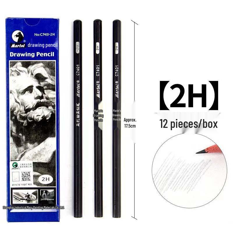 

Mali Charcoal Sketching Pencil Set: Soft, Medium, Hard Pencils (2B, 4B, 6B, 8B) - Ideal for Students, Exams, and Beginner Artists Single piece price