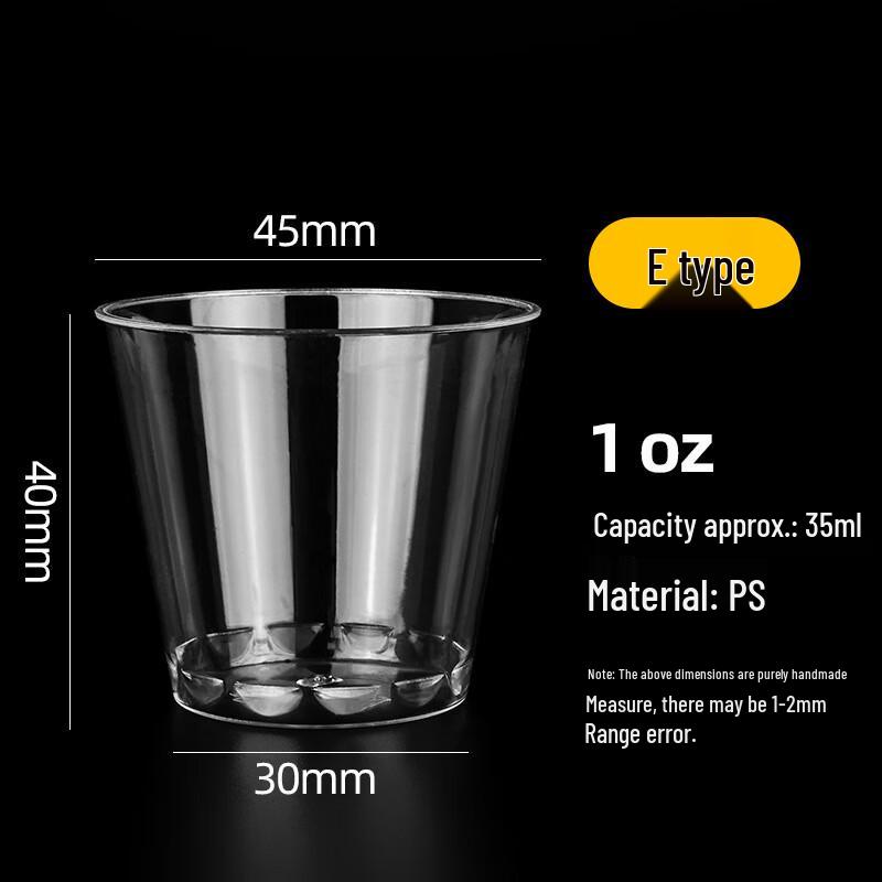 Yangge Disposable Plastic Tasting Spoons & Cups