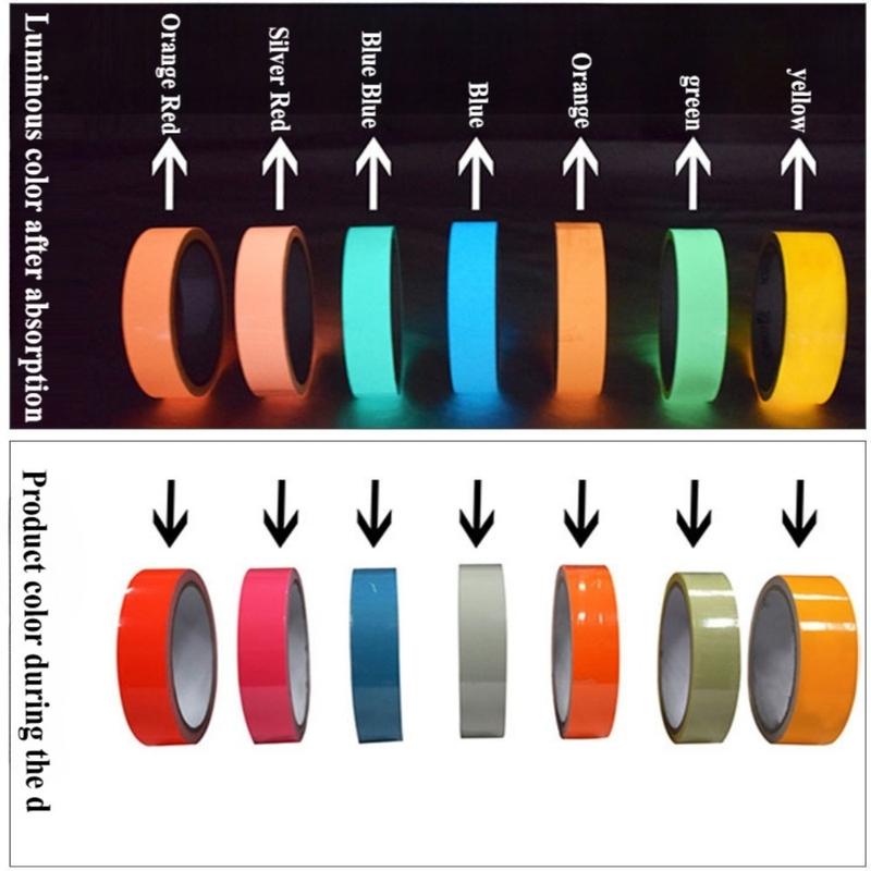 Cat Luminous Stickers Adhesive Tape Night Home Indoor Outdoor Self  Luminous Fluorescent Strips Stair Warning Tape DIY Stage