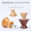 Cup-Shaped Imitation Wood Grain ABS Plastic Cabinet Handle