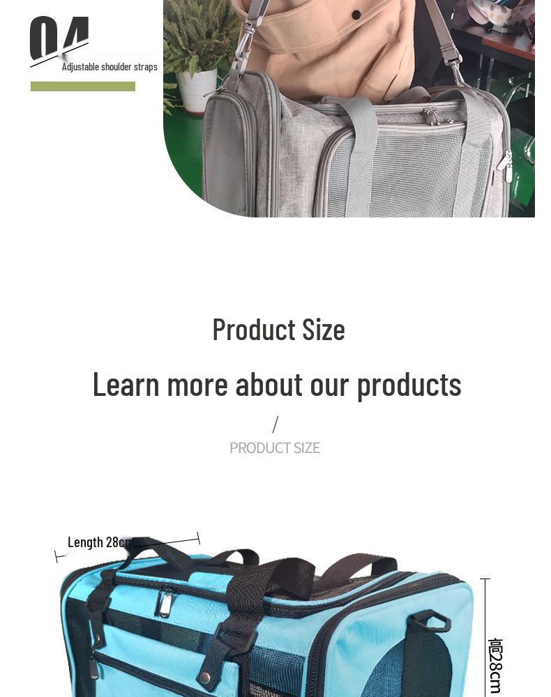 Foldable Breathable Portable Pet Backpack for Cats and Dogs