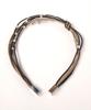 Kashira Daily Classic Pearl One Size Headband, Casual, Spring/Summer, Cotton, SHK01210, Brown,