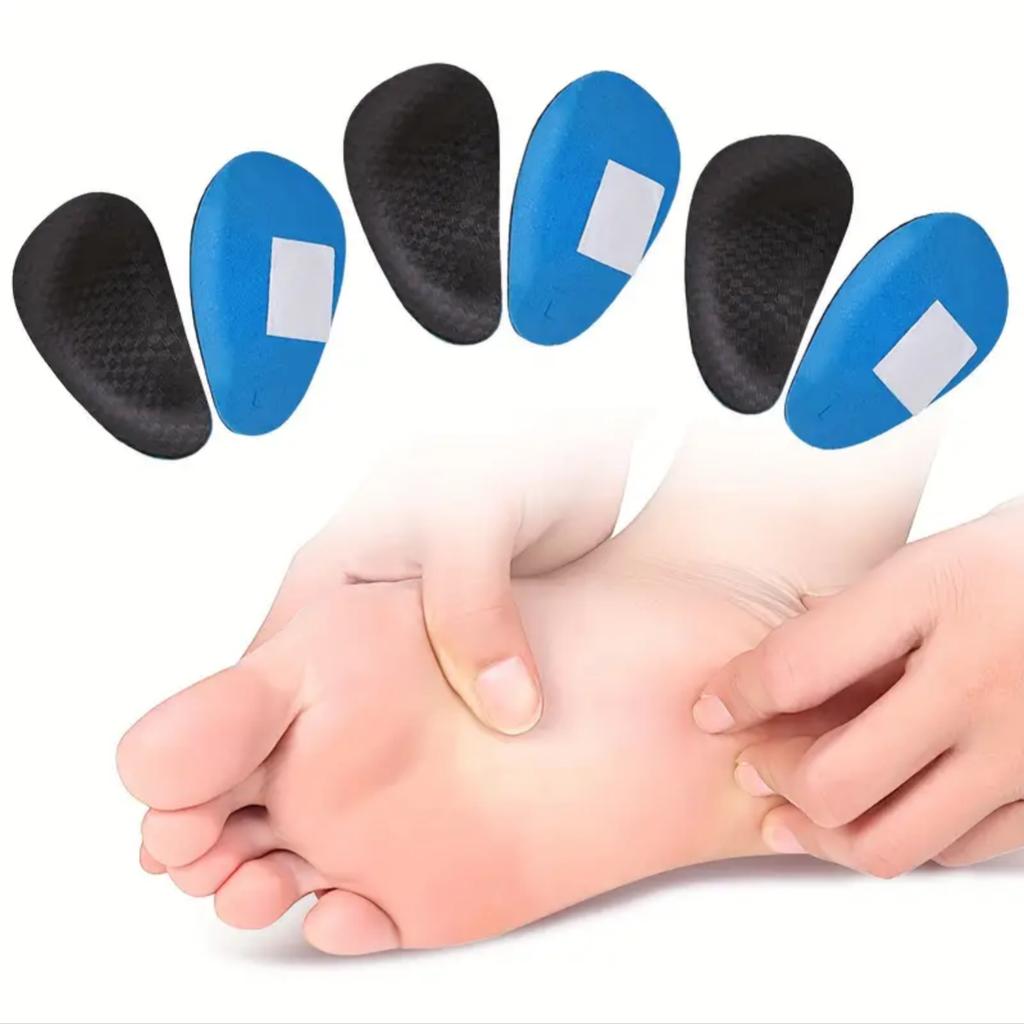 1 Pair Of EVA Arch Support Half Cushions Non Slip Arch Cushion Flat Feet Sports Palm Pad Heart Cushion Shoe Insoles