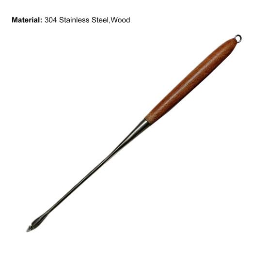 Rimuovi Amo Inossidabile Design Ergonomico Acciaio Inossidabile 304 Estrazione Rapida Estrattore di Amo per Pesca