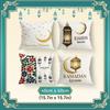 Ramadan Blessings Pillowcase Printed Polyester 40/45/50Cm Throw Pillowcover Decorative Sofa Cushion Pillowslip Home Decor
