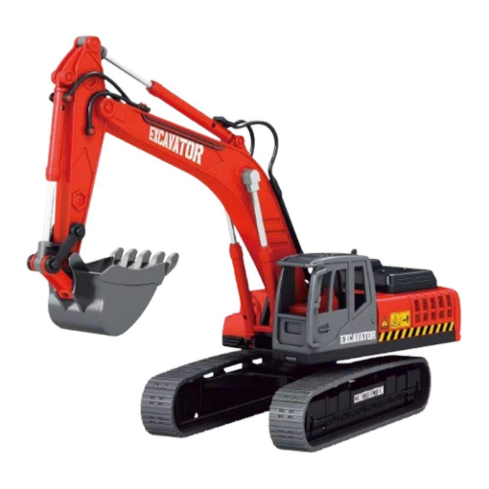 Rotatable Inertial Engineering Vehicle Flexible Joints Forklift Car Model  Kids Toy