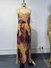 Nuovo Abito da Sera Pieghettato con Spalline Sottili - Stile Sexy A-line Slim - Moda Europea e Americana per Donna