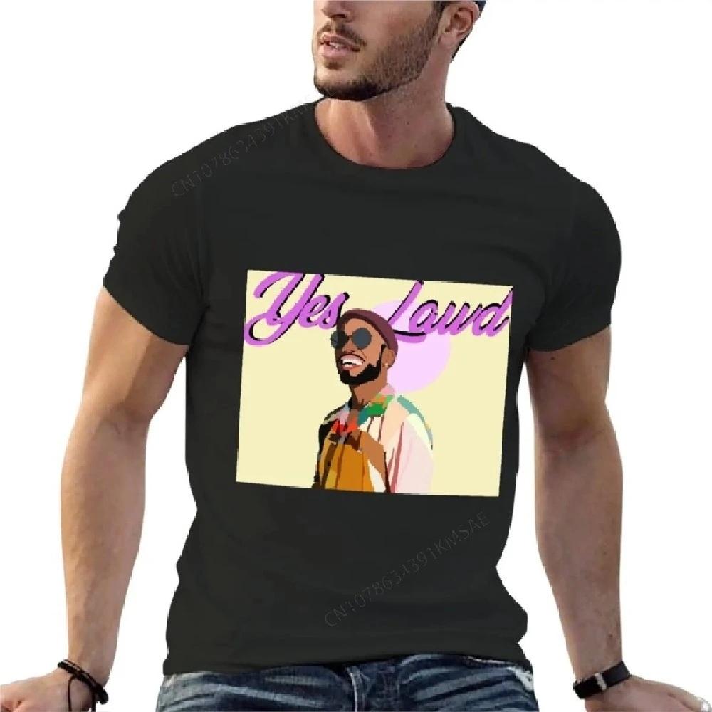 Anderson .Paak YES LAWD Футболка футболки графическая футболка базовая футболка мужская одежда S
