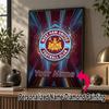 Custom Name West Ham United FC 5D Diamond Painting Personalized Full Drill Diamond Art Kit Gift