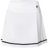 Comfortable Fashionable Soft Letter Fitted Mid Waist Tennis Pleated Skirt Pants Casual Skirt Women Skirts Bright-White A11W433313FWT