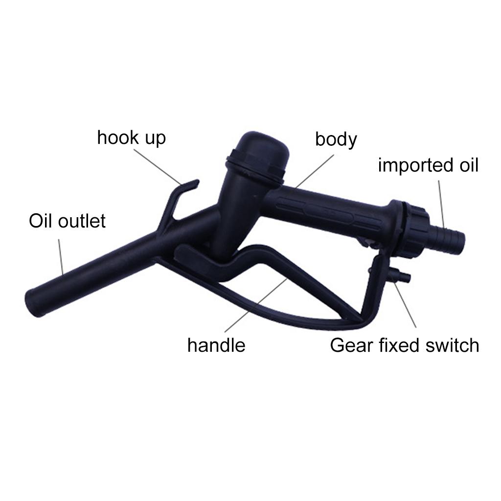Manual Fuel Hose Trigger Nozzle Fits for Diesel Oil Dispensing Transfer Pump/Delivery Nozzle/Fuel Nozzle Plastic/IBC for
