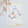 Cartoon Keychain With Plush Felt Material For Kids School Bag Decor