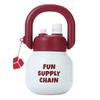 316 Stainless Steel Large Capacity Thermos Mug with Straw & Handle for Women
