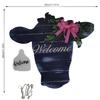 Front Door Hanging Welcome Sign Patios Porch Board Home Farmhouse Decoration Outdoor Decor Housewarming Art Craft Supplies