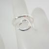 [Used] TIFFANY 925 Open Heart Ring / Size 7 / j9-3