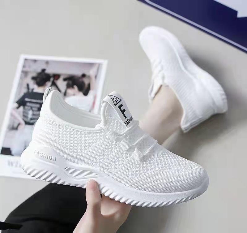 Neue Damen-Fliegenstrick-Freizeitschuhe sind leicht und atmungsaktiv, Hersteller Frühjahr und Herbst 2025 in Wen County, Henan sind im Angebot