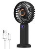 Portable Handheld Fan, Electric Fan with Digital Display, Handheld/neck Hanging/desktop Fan, Eyelash Fan, Makeup Fan