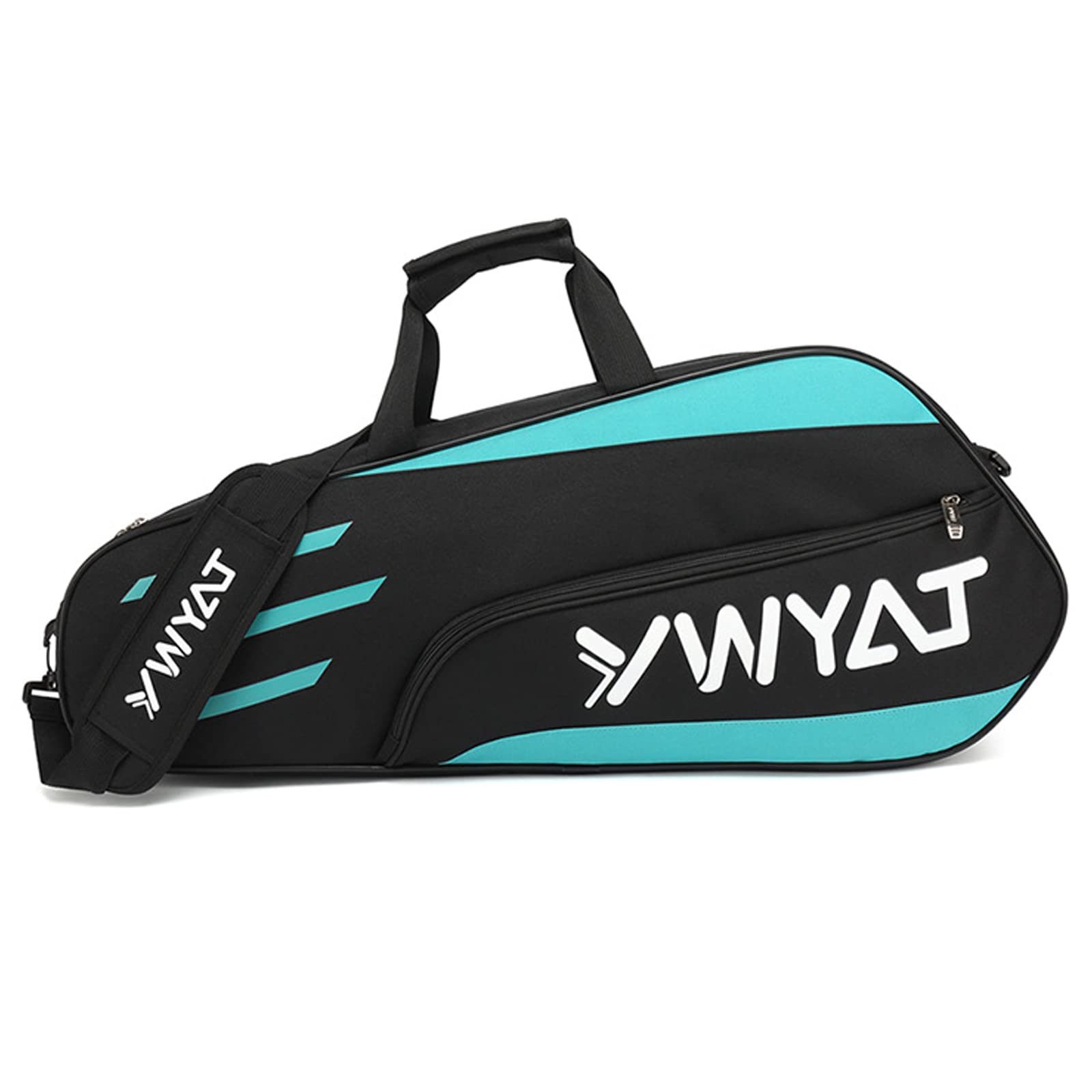 

Webber FMAFN Badminton Racket Bag, Tennis Shoulder Bag, Sports Bag, Holds 3 Rackets, Perfect for Club Activities, Lightweight, Waterproof, Black