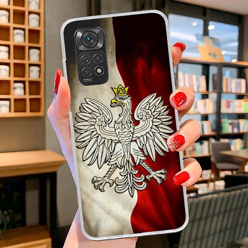 Poland Flag Cover Phone Case For Xiaomi Redmi Note 15 14 13 12 11 10 Pro Plus 14S 12S 11S 11T 11E 10S Soft Fundas Shell Redmi No