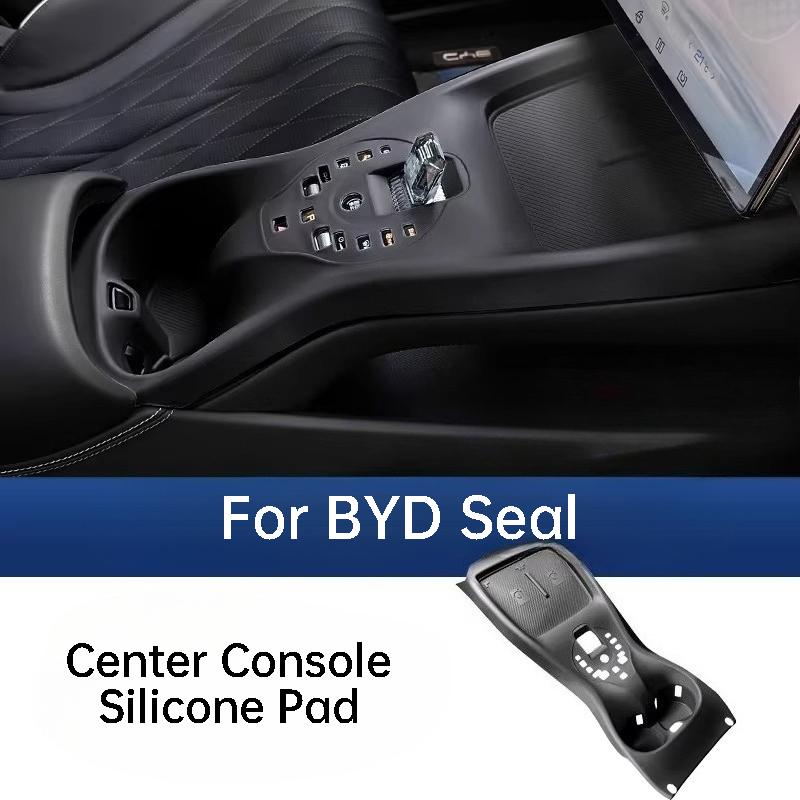 For BYD Seal Car Center Console Silicone Pad Gear Shift Anti Scratch Protection Interior Modification Accessories