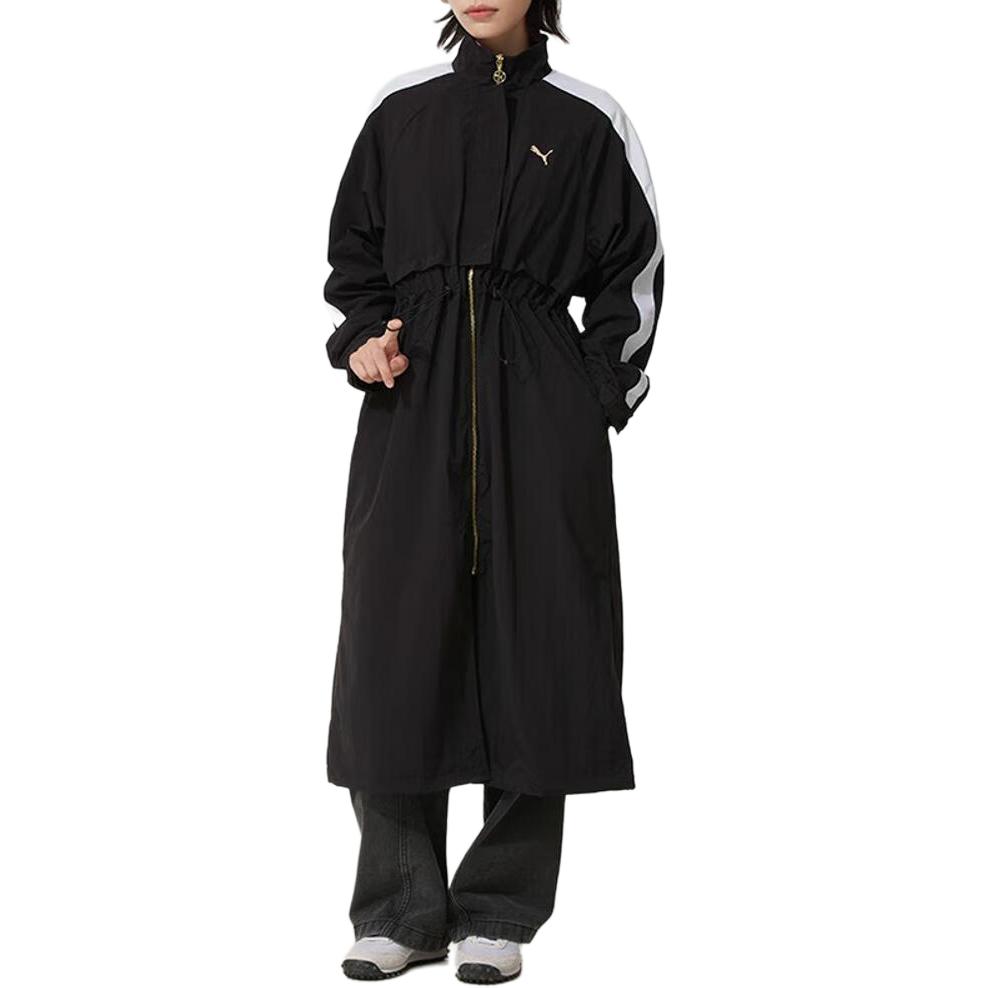 PUMA Jackets Women's Black Stand Collar Moderate Other 634788-01
