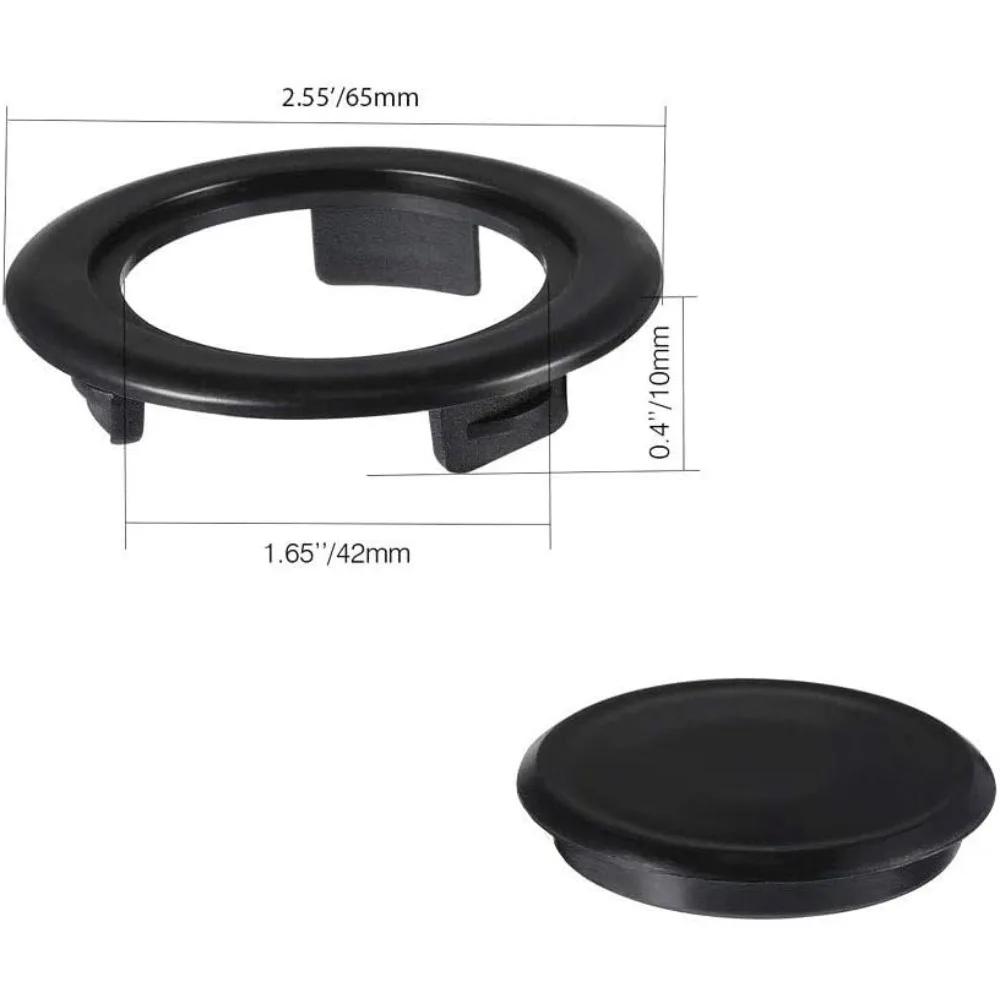 For Outdoor Terrace Table Umbrella Hole Ring Plug Ring Cover Inner and Outer Diameter 50mm*76mm Umbrella Pole Hole Cover Black