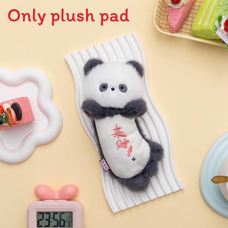 Cute Cartoon Panda Cow Pig Design Wrist Plush Pad For Office Desk Comfort