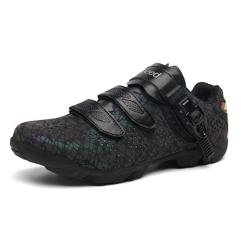 Dual-Use Professional Cycling Shoes for Men & Women - Road & Mountain Bike Racing with Hard Sole