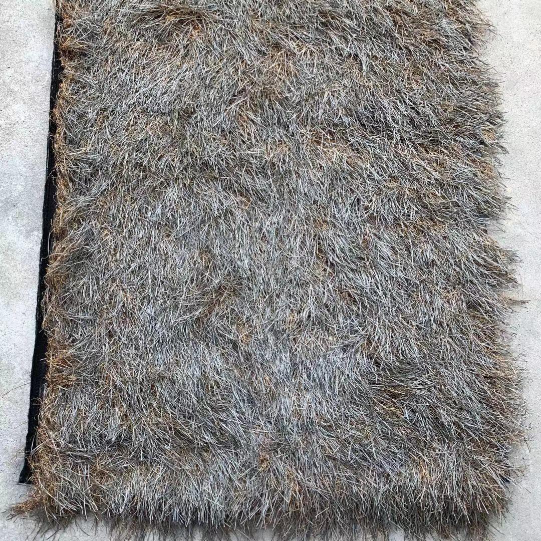 

Имитация соломенного ковра Огнестойкий деревянный дом Беседка Декоративный пластиковый газонный забор из соломенной соломы Крыша из черепицы 15CMDense Roof Gray Straw