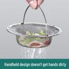 Old-Fashioned Stainless Steel Kitchen Sink Strainer: Anti-Clogging for Dishwashing & Vegetable Washing