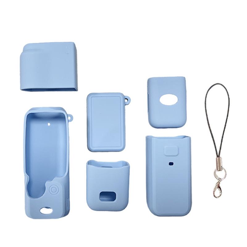 DJI OSMO Pocket 3 Silicone Case and Lens Cover: Dustproof & Drop-Proof Protection Accessory