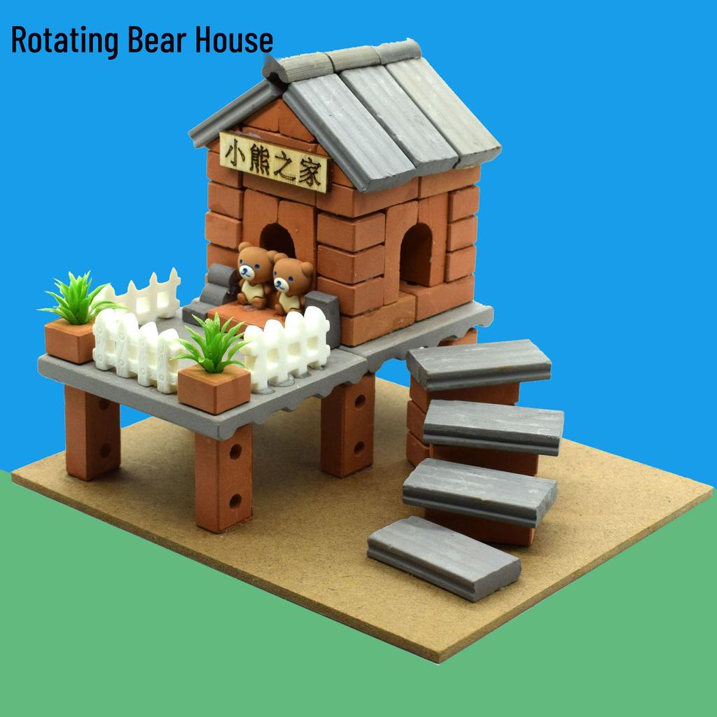 Little Bricklayer DIY Cement House Building Blocks - Educational Toy for Children