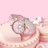 Sanrio Kids' Wristwatch, Lightweight, Stylish, Simple, Cute Wristwatch, Perfect for School Entrance, Birthdays, and More. Unisex. Holly Kitty.