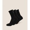 Gymshark Performance Crew Socks 3pk Gs Black I2c5b Bb2j