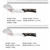 Coltello disossatore in acciaio inossidabile Coltello per filettare il pesce Coltelli da cucina Tagliafrutta e verdura Strumento da macellaio