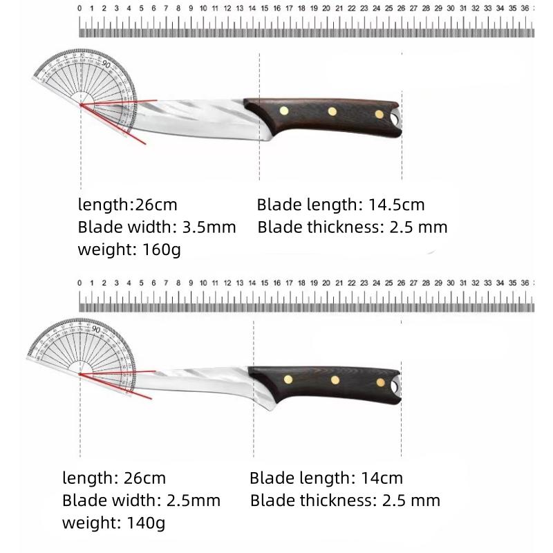 Coltello disossatore in acciaio inossidabile Coltello per filettare il pesce Coltelli da cucina Tagliafrutta e verdura Strumento da macellaio