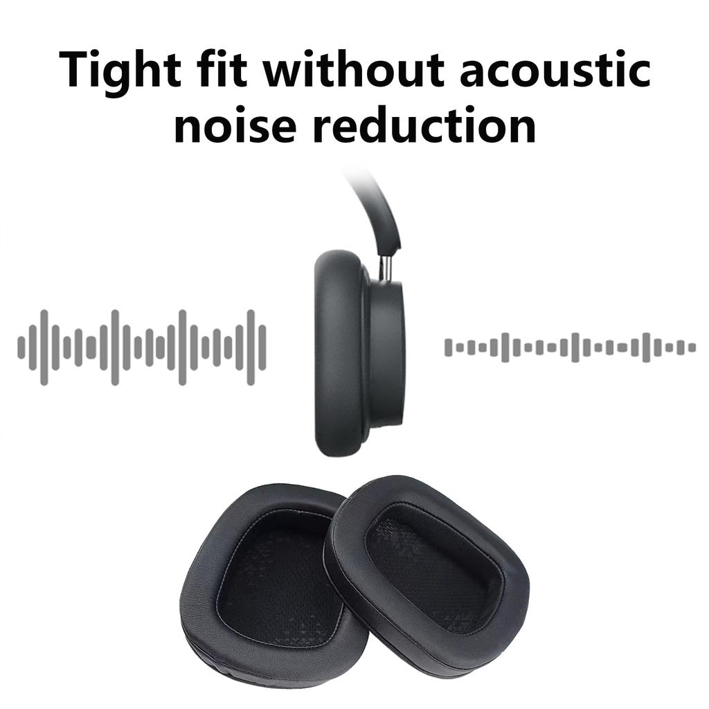 Replacement Ear Pads Earphone Cushion/Headbeam Pad for G633 G933 Headphones Noise Isolating Sponge Earpads