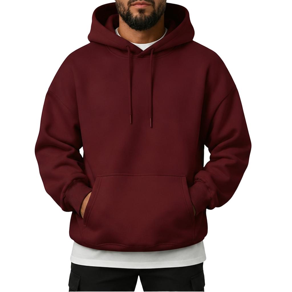 Men's Winter Neck Sweatshirt for Casual Daily Wear