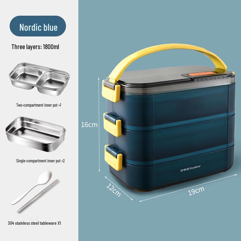 Royalstar Electric Heating 304 Stainless Steel Bento Box