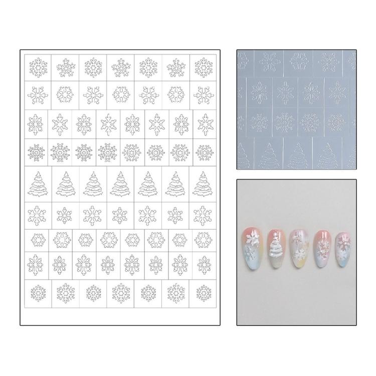 Innovative Nail Stickers Nail Stencils Decals For Personalizing Looks Quick Setups Vibranted Colors Safe For Daily Use