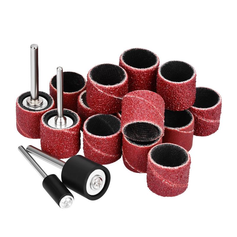 Electric Grinder Sandpaper Ring for Wood, Metal, Nail Art, Rust Removal, and Polishing