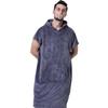 Unisex Quick-Dry Microfiber Hooded Poncho Towel for Adults – Ideal for Beach, Swimming, Diving, and Changing.